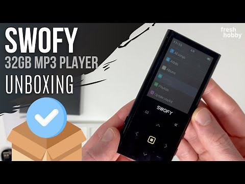SWOFY Portable Digital Audio Music Player. 32gb MP3 [Unboxing]