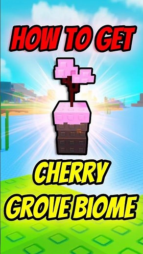How to get the Cherry Grove Biome in Plants vs Brainrots, merge update!