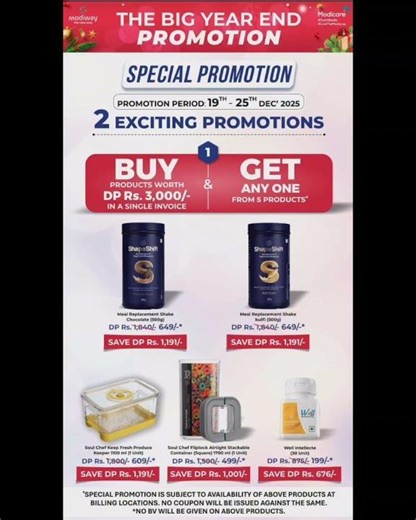 December month Last offers #modicare #modicare offers