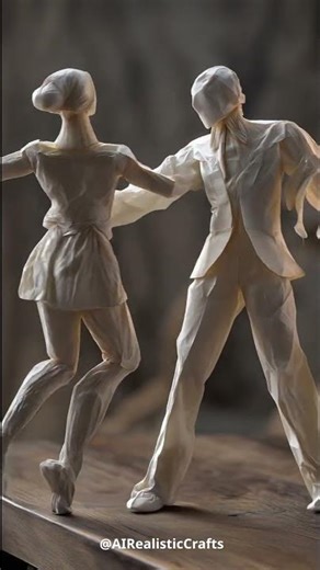 “Origami Tango 💃✨ | Beautiful Animated Paper Dance in 4K”