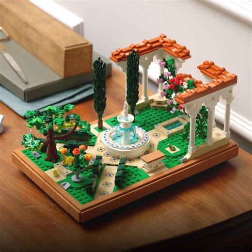 192K views · 1.9K reactions | And breathe...  Enjoy some much-needed you time with the new LEGO® Icons Fountain Garden www.lego.com/product/fountain-garden-10359 | LEGO | Facebook