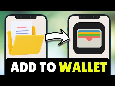 How To Add File To Apple Wallet (2025) - Add PDF File To Apple Wallet