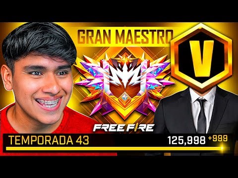 SI NO SUBO A "GRAN MAESTRO" NO APAGO DIRECTO !!🤑ALA DELTA GRATIS!!😱 Free Fire