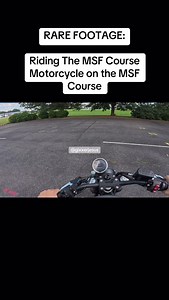 RARE FOOTAGE: Riding The MSF Course Motorcycle on the MSF Course! #MSF #MSFCourse | Gixxer Jesus