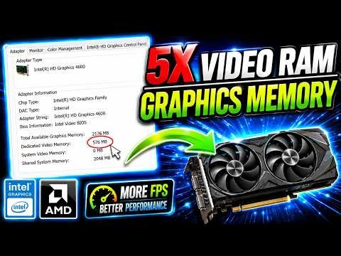 How to Increase Dedicated Video Memory In Windows 11 For Free Without Buying (No Software Needed)