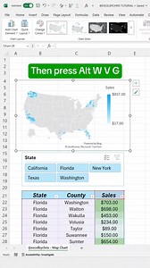 Learn how to create a Maps Chart in Excel Solutions (Official) #exeltrick #exceltipsandtricks #exceltrick #exceltutorials #exceltricks #exceltraining #excelhack #exceltips #scribe #Excel | LEARN MORE