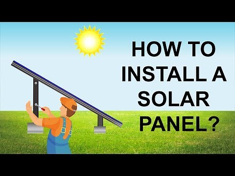 How to install solar panels at home?