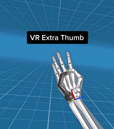 Hand Physics Lab: VR Extra Thumb!