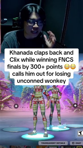 Khanada Calls Out Clix After Epic FNCS Win