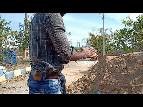 Sand test for plaster