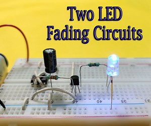 Two LED Fading Circuits|| 555 IC or Transistor
