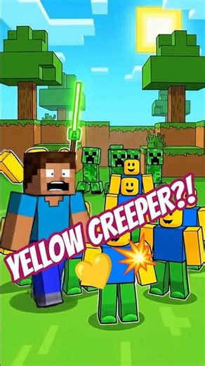 Noob TRANSFORMS Creepers Into ROBLOX Noobs?! 😱💛💥