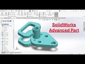 SolidWorks Advanced 3D Part | SolidWorks Step by Step Tutorial