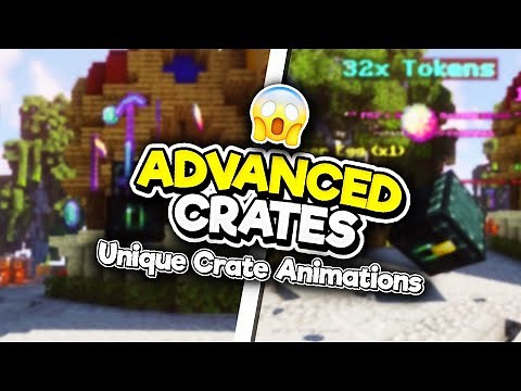 Advanced Crates | Custom Crate Plugin 1.8-1.16 | Minecraft Plugins | 3D Hologram Animations