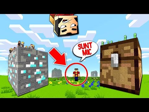 SUNTEM MICI in MINECRAFT! *HAHA*