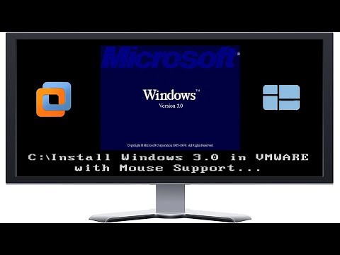 Installing Microsoft Windows 3.0 in VMware Workstation/Player PART - 1