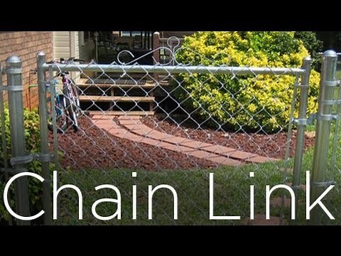 HOW TO INSTALL CHAIN LINK FENCE (PART 1)