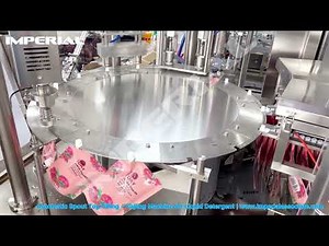 Automatic Handwash-Liquid Detergent Spout Pouch Filling-Caping Packing Machine | STF Packing Machine
