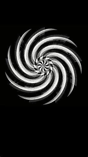 How to Create the Jet Engine Vortex | Python Turtle Art | Python Generative Animation 2025