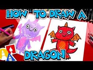 How To Draw A Super Easy Dragon
