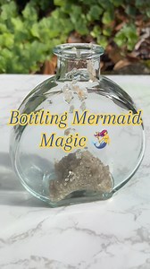 3.4M views · 53K reactions | Up now in my shop! Making my Mermaid Magic decorative potion bottle #potion #potions #potionbottle #bookshelfdecor #fantasy #art #fantasyart #artist #mermaid #mermaids #mermaidlife #mermaidhair #decor #halloween #halloweendecor | Forbidden Forest Apothecary | Facebook