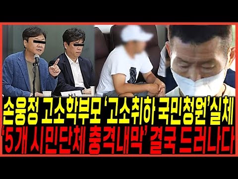 참다못해 손흥민의 아버지, 손웅정 고소 학부모 뒤늦게 "고소취하 국민청원" 실체 터졌다 / 시민단체 정체 내막