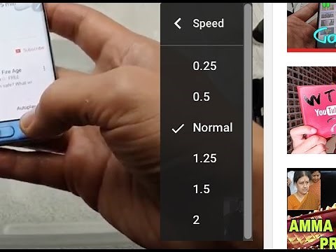 How to Watch/Play YouTube Videos in Slow Motion or Fast Motion