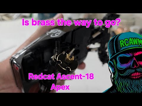 Redcat Apex installing Brass Axle Cover & Wheel Hex Hubs Upgrade!