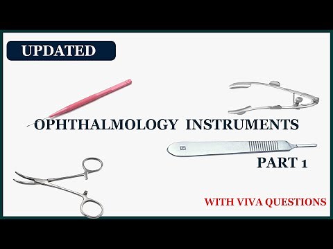 Ophthalmology Instruments | PART 1