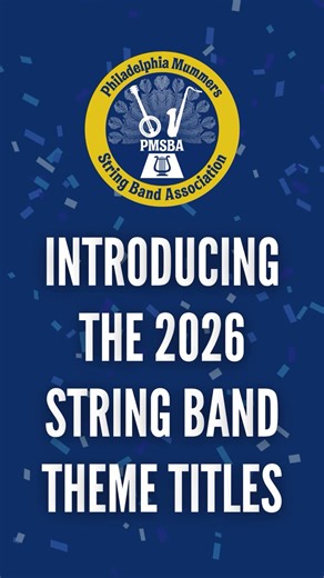 Only 5 days until New Year’s Day! Here’s the full 2026 String Band theme lineup. Who’s on your must-watch list? 👀👇 | Philadelphia String Band Assn.