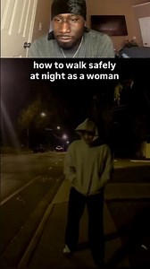 How to walk safely at night