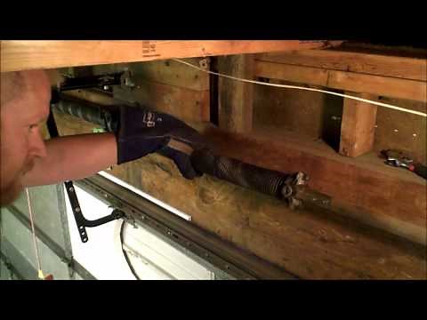 Garage Door Spring Temporary Fix