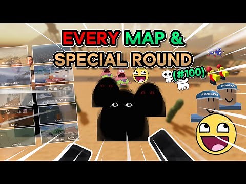 Playing EVERY MAP And EVERY SPECIAL ROUND - ROBLOX Evade Gameplay (#100!)