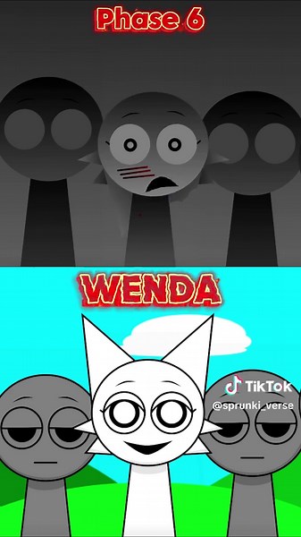 Sprunnki Phase 1: Overview of the WENDA Series