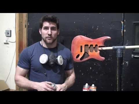 How to paint a sunburst with spray cans