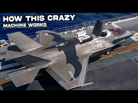 How's work F-35B vertical takeoff and landing