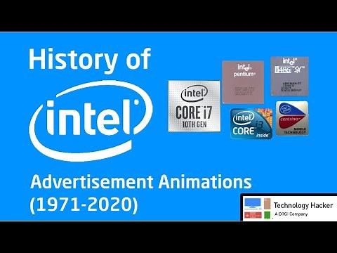 History of Intel Advertisement Animations (1971-2020)