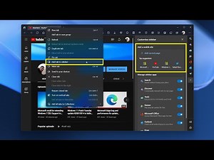 You can now add and display websites in the Microsoft Edge Sidebar