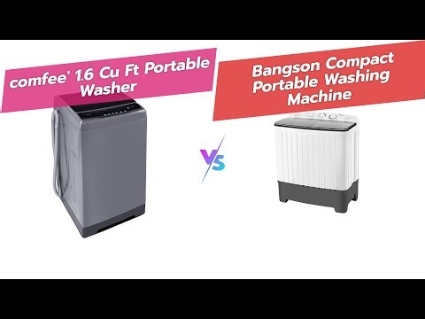 COMFEE’ 1.6 Cu.ft vs BANGSON Portable Washing Machines: Compact Laundry Showdown 🧺⚖️