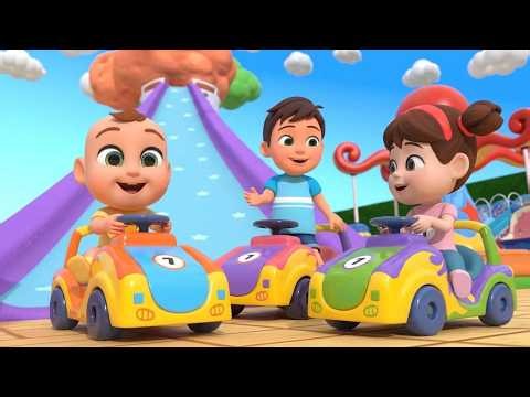 [Mix] The Best Day Ever! Rides and Slides Song | Funny Nursery Rhymes