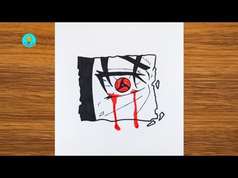 How to Draw Sharingan Eye Step by Step | Easy Anime Drawing Tutorial for Beginners