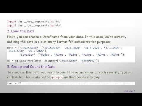 How to Plot a Dash Plotly Graph with Count of Categories on Specific Dates