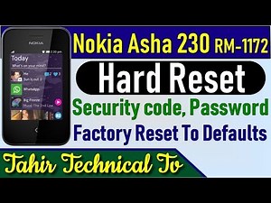 Nokia Asha 230 Security Code Unlock, Nokia RM-1172 Security Code Unlock, Reset Nokia 230 Password