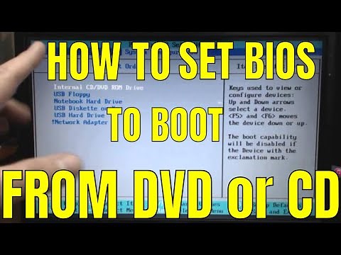 How To Set Your BIOS To Boot From DVD or CD
