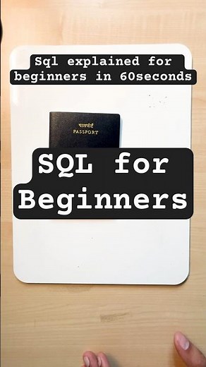 SQL in 60 Seconds 🕙: Beginners Crash Course!