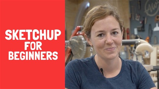 Follow this beginner SketchUp tutorial for woodworking