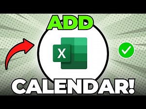 How to Add Calendar in Excel Drop Down