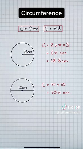 1 Minute Maths: Calculating the Circumference of a Circle