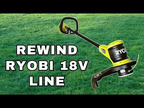 How to Replace String Line on Ryobi String Trimmer
