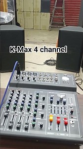 Original K-Max 4 Channel Power Mixer #dj #shortvideo #sound #soundsystem